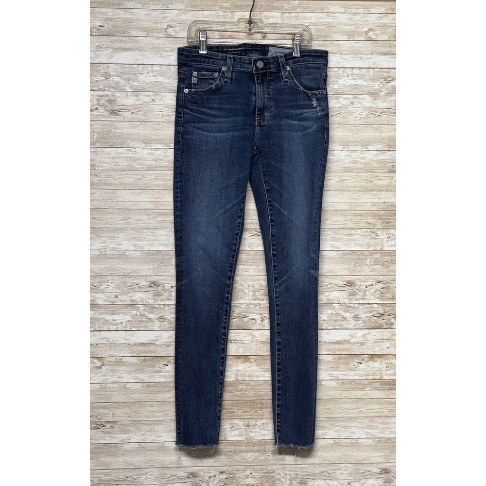 AG Adriano Goldschmied Women 26R The Legging Ankle Super Skinny Ankle Blue Jeans